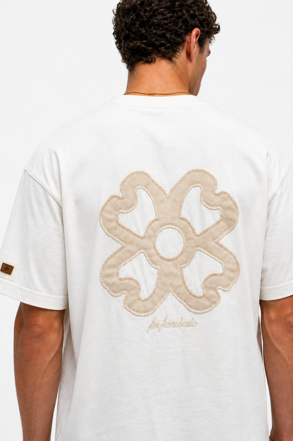 Fleur Oversized T-Shirt Ecru