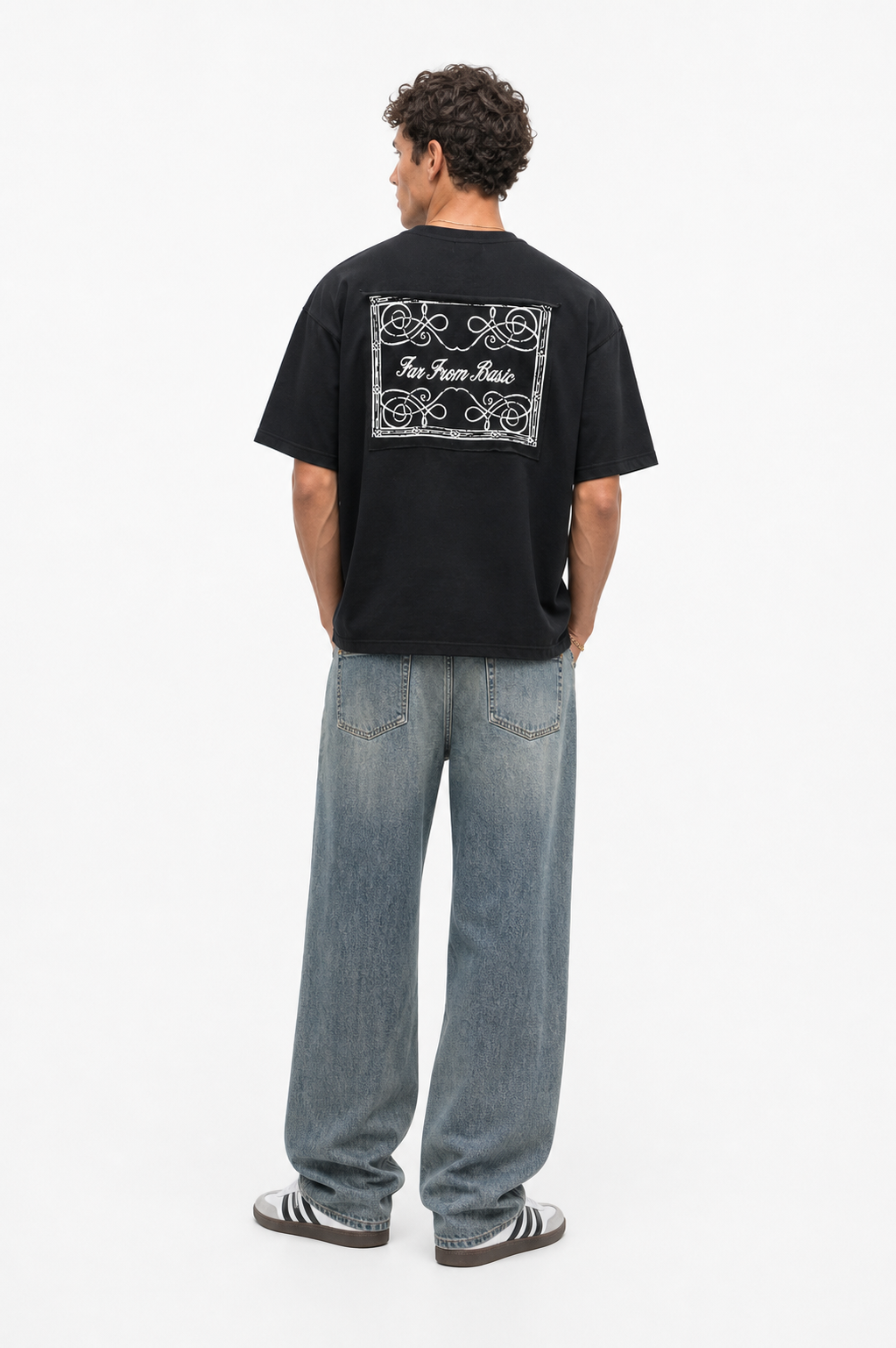 FFB Patch Oversized T-Shirt Black