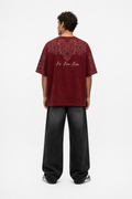 FFB Washed Oversized T-Shirt Burgundy