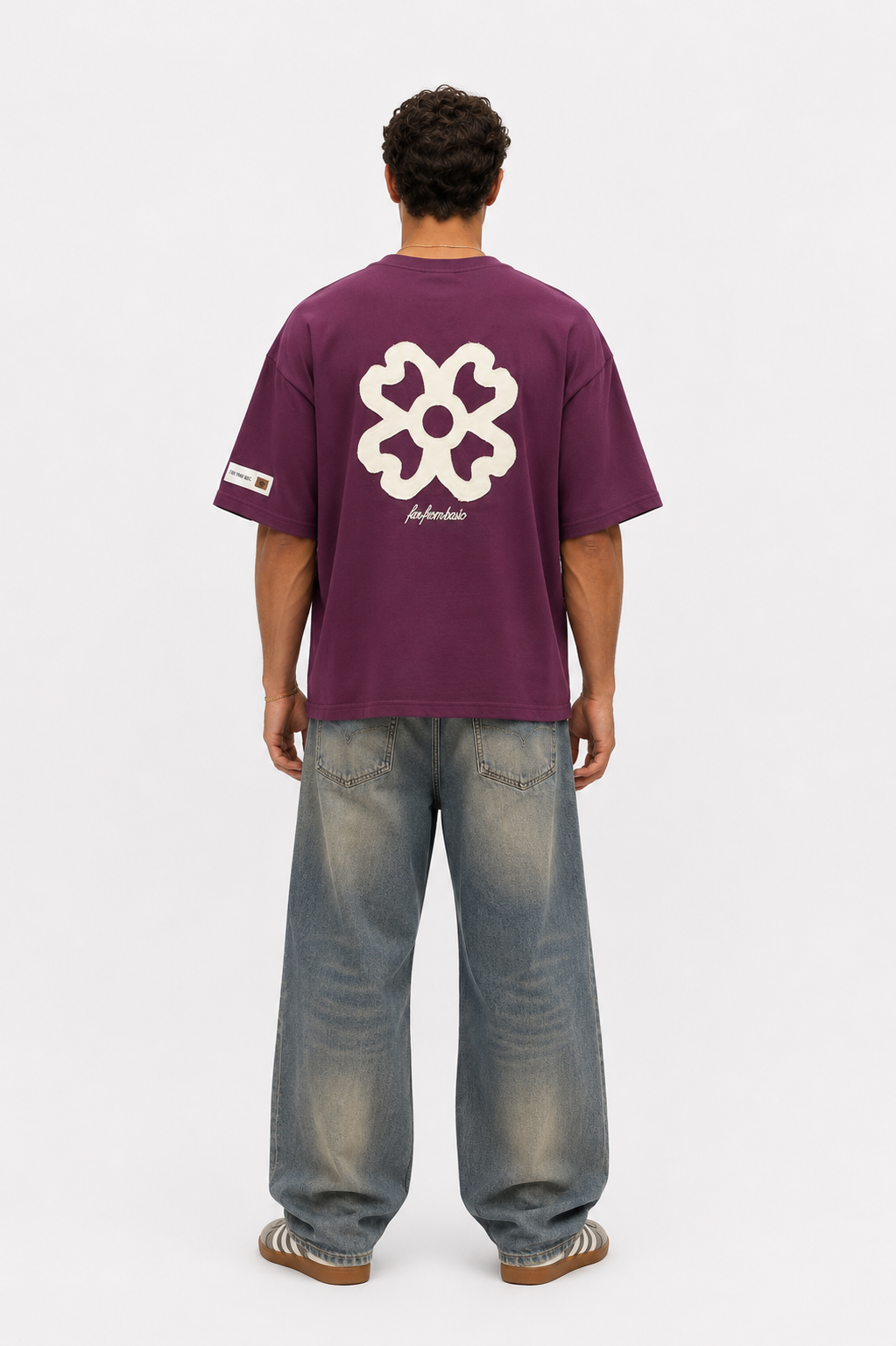 Fleur Oversized T-Shirt Cherry