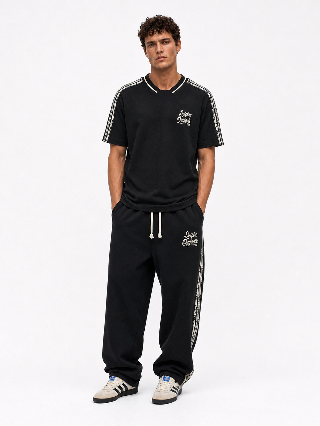 Originals Stripe Regular Fit Set Black