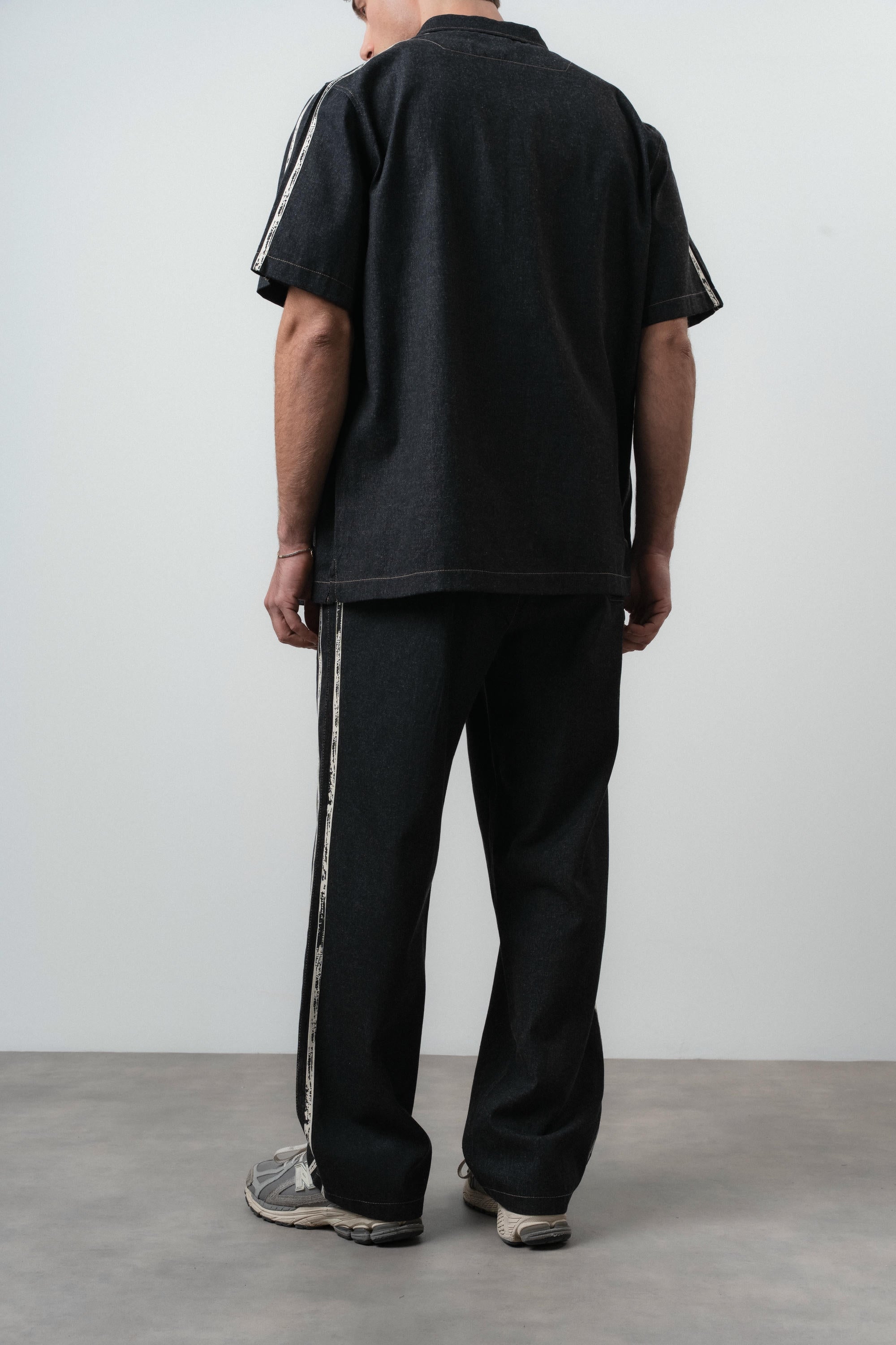 Denim Baggy Sweatpant Black