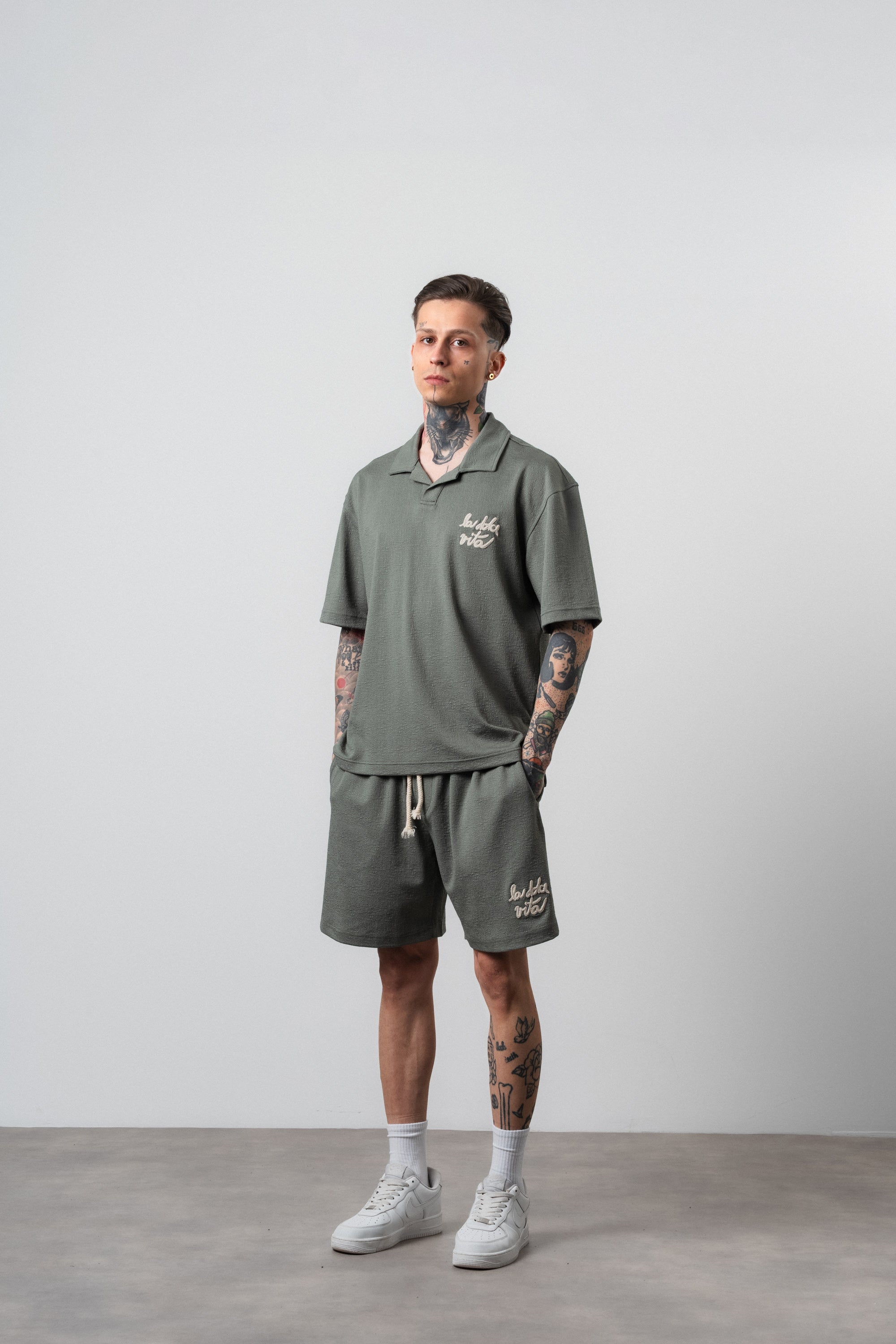La Dolce Vita Regular Fit Set Khaki
