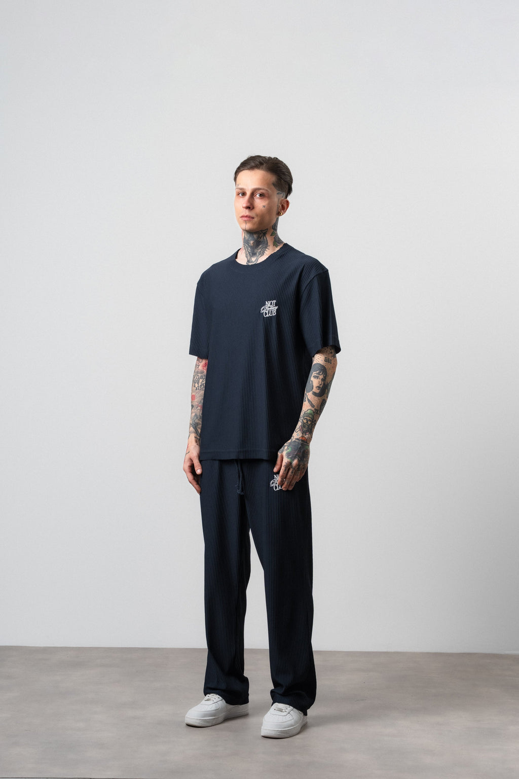 Not Today Club Regular Fit Tracksuit Navy