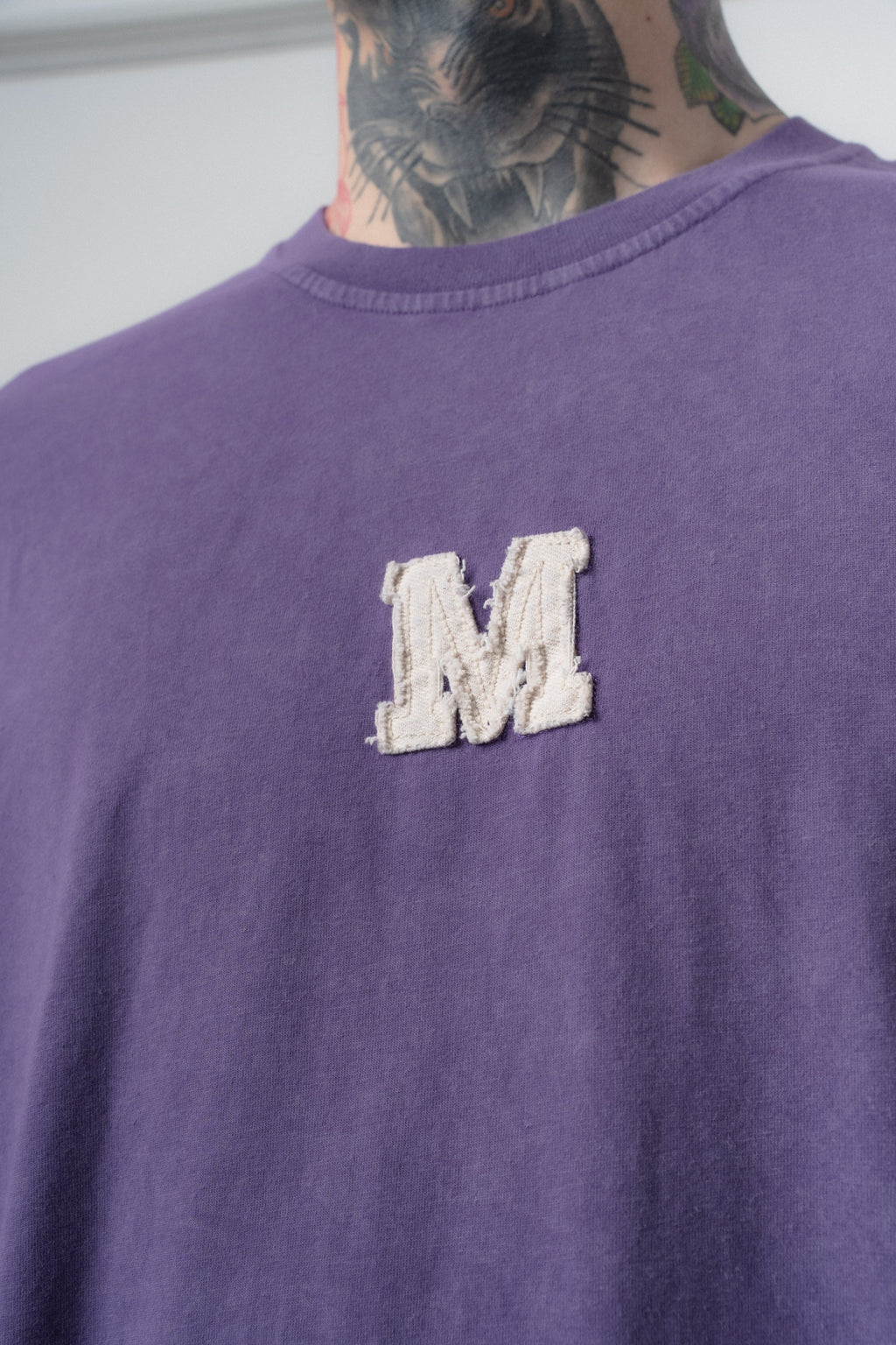 Mercy Washed Oversized T-Shirt Purple