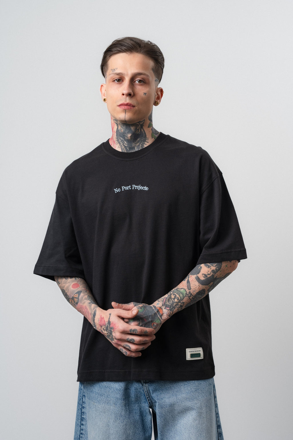 No Port Oversized T-Shirt Black