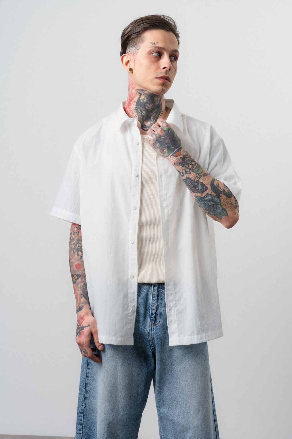 Elementals Oversized Shirt Ecru