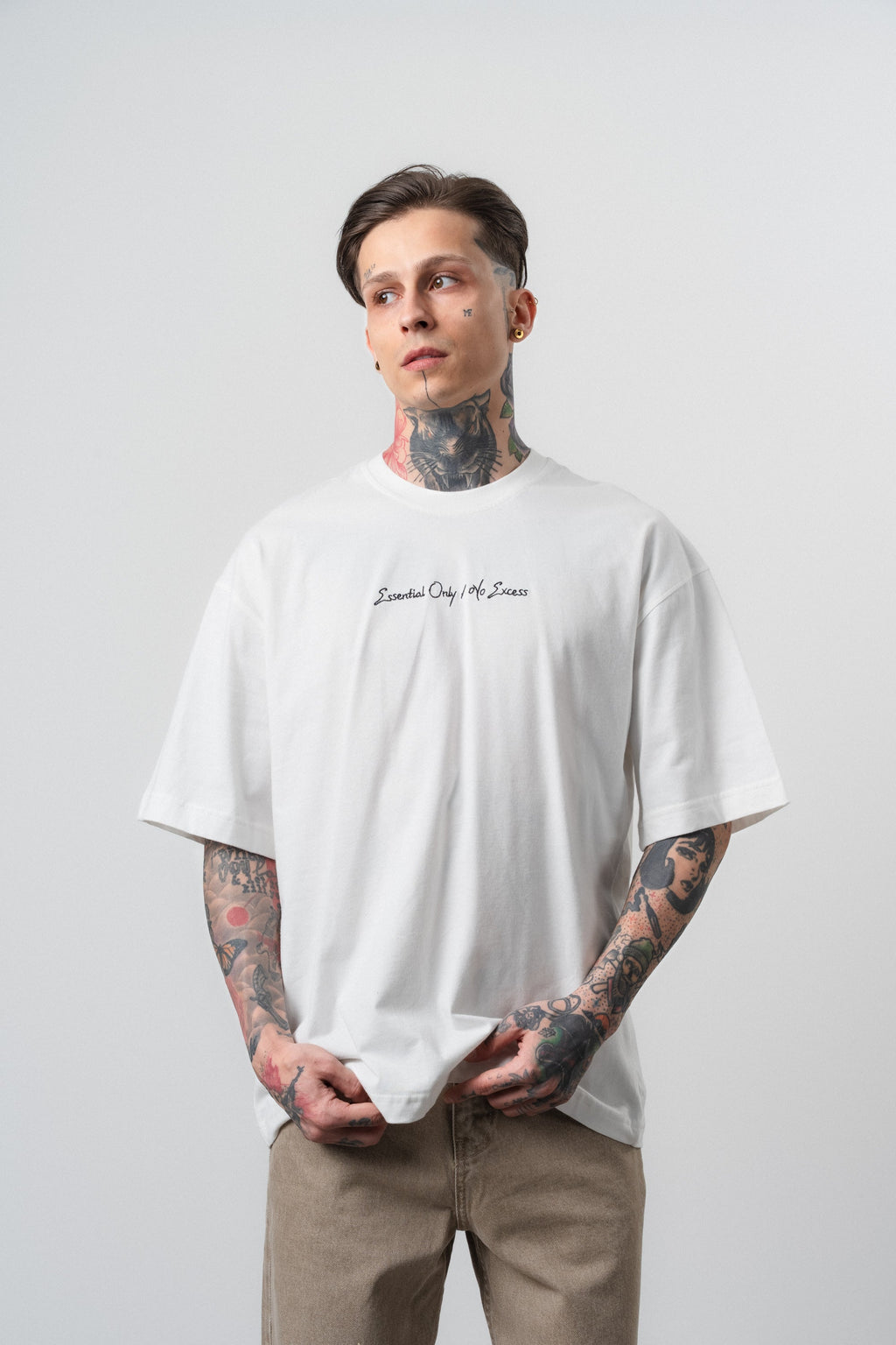 Essential Oversized T-Shirt Ecru