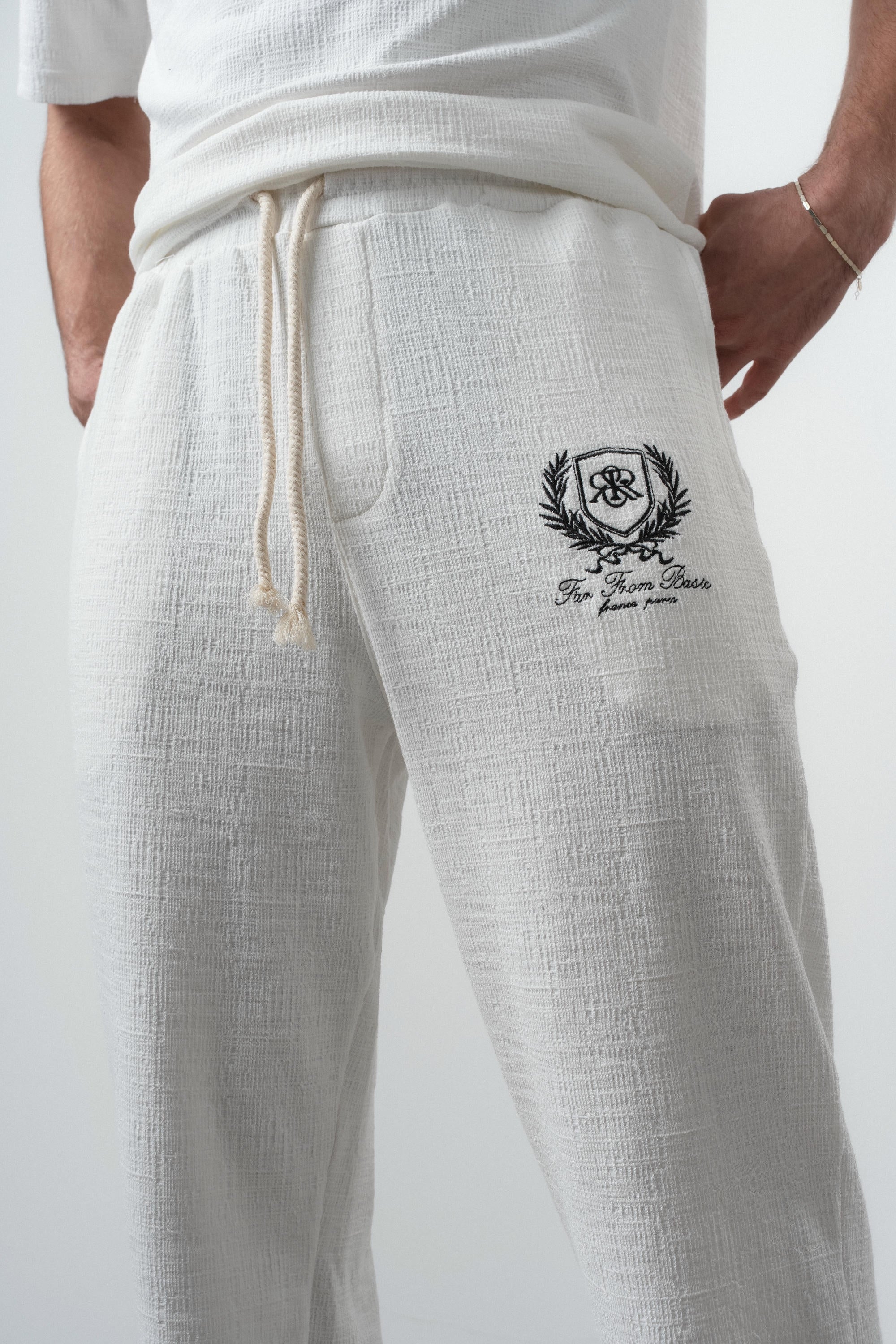FFB Regular Fit Tracksuit Ecru
