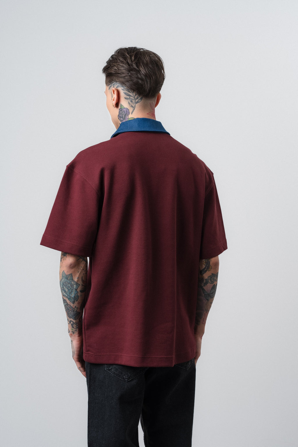 Origin Regular Fit Polo T-Shirt Burgundy