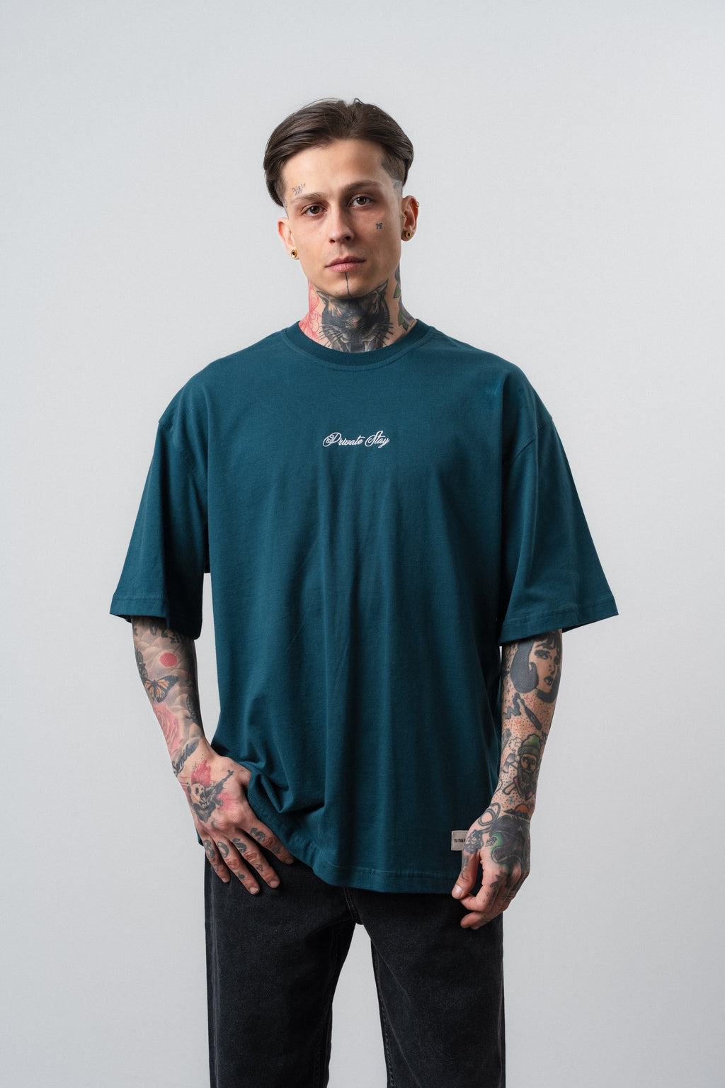 Private Oversized T-Shirt Emerald