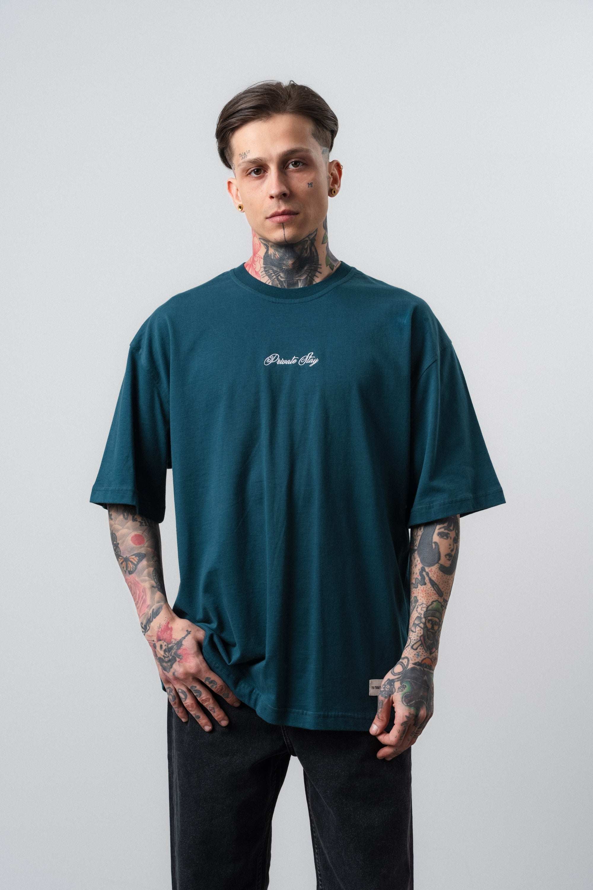 Private Oversized T-Shirt Emerald