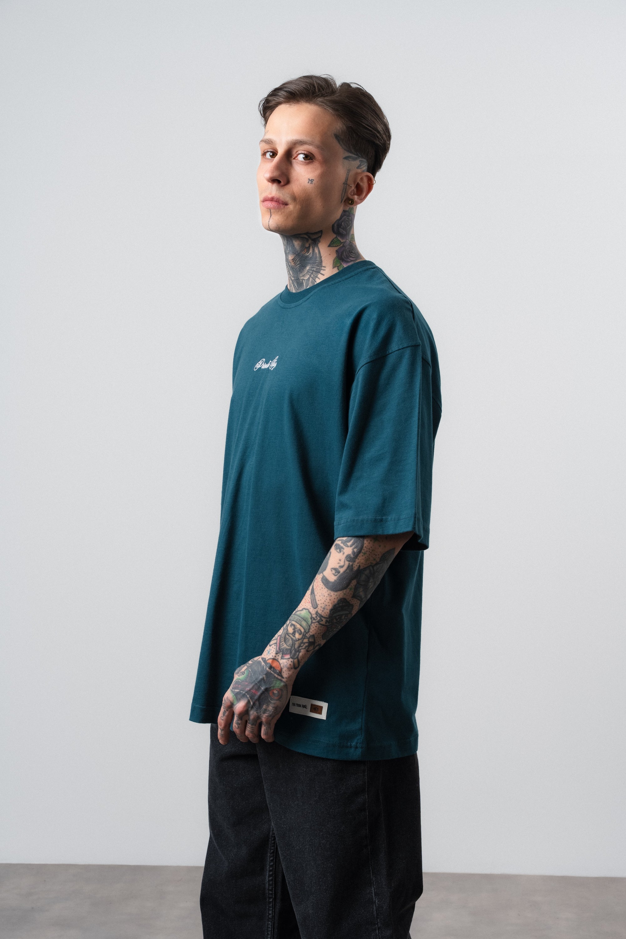 Private Oversized T-Shirt Emerald