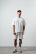 Embroidered Regular Fit Set Ecru