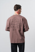 Route Oversized T-Shirt Brown