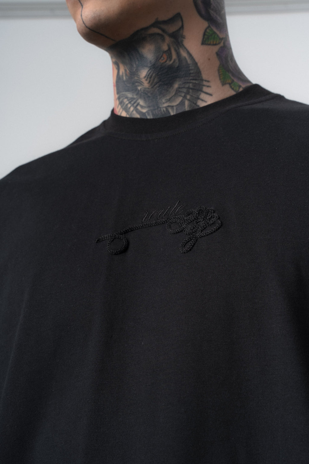 Route Oversized T-Shirt Black