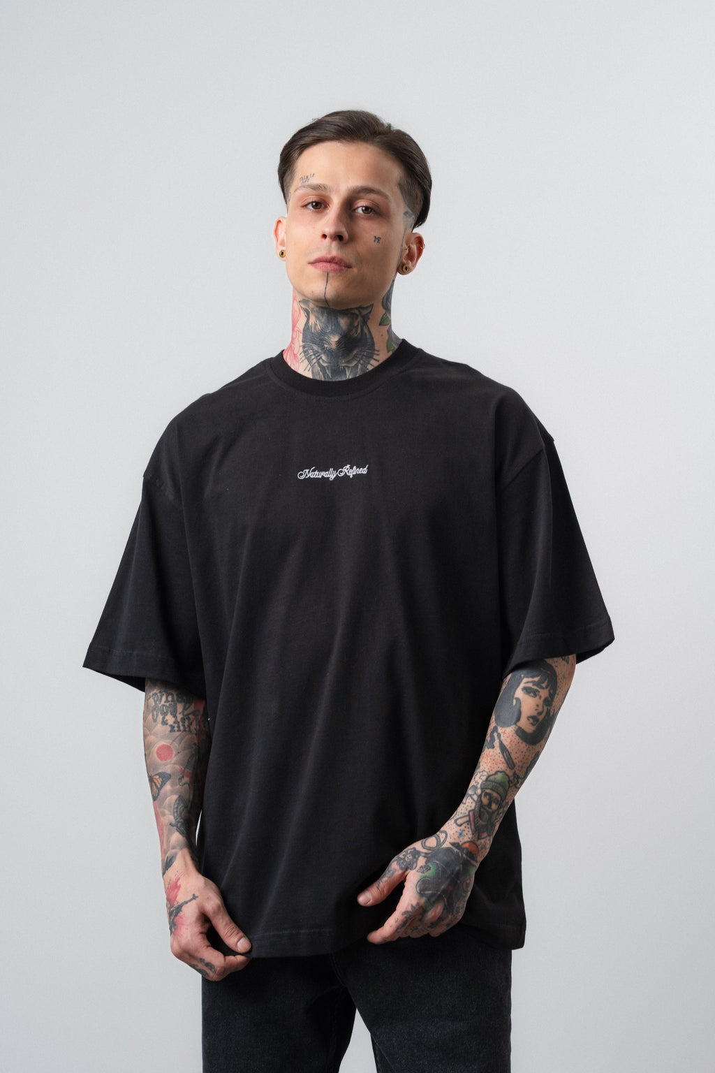 Refined Oversized T-Shirt Black