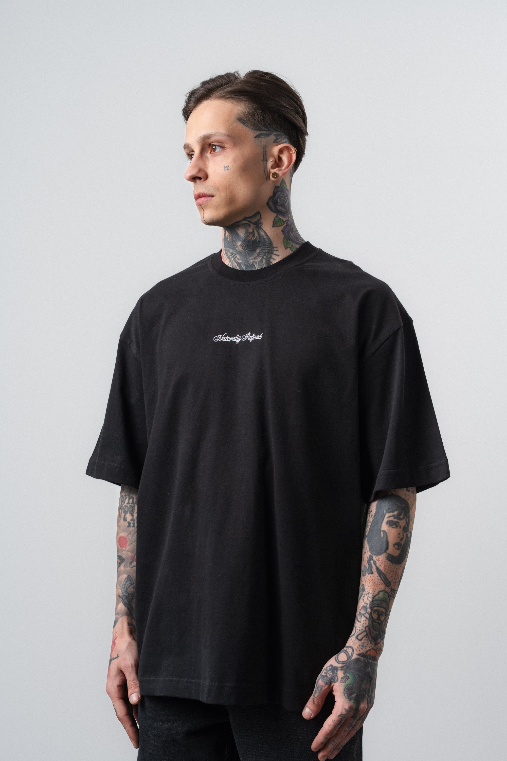 Refined Oversized T-Shirt Black