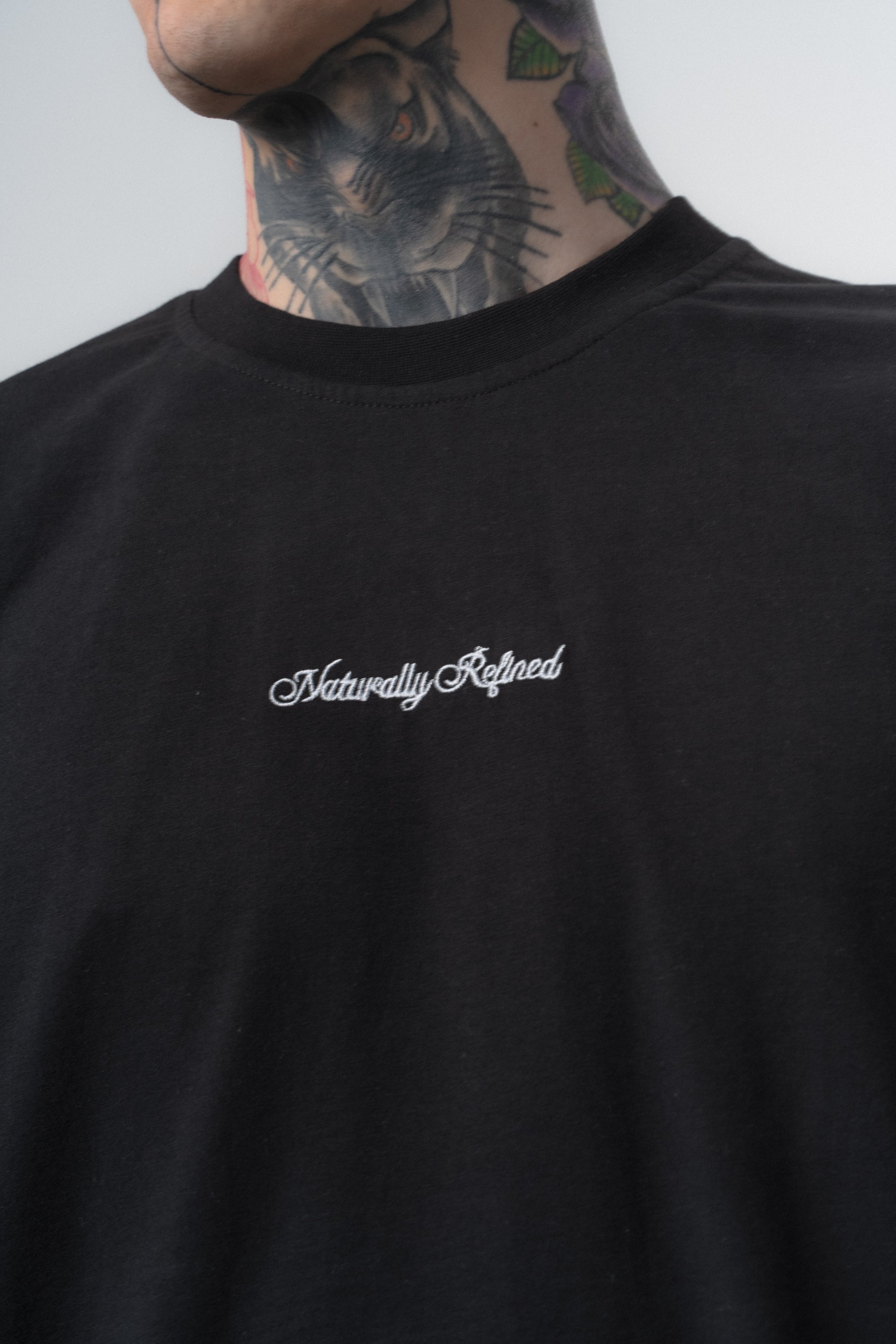 Refined Oversized T-Shirt Black