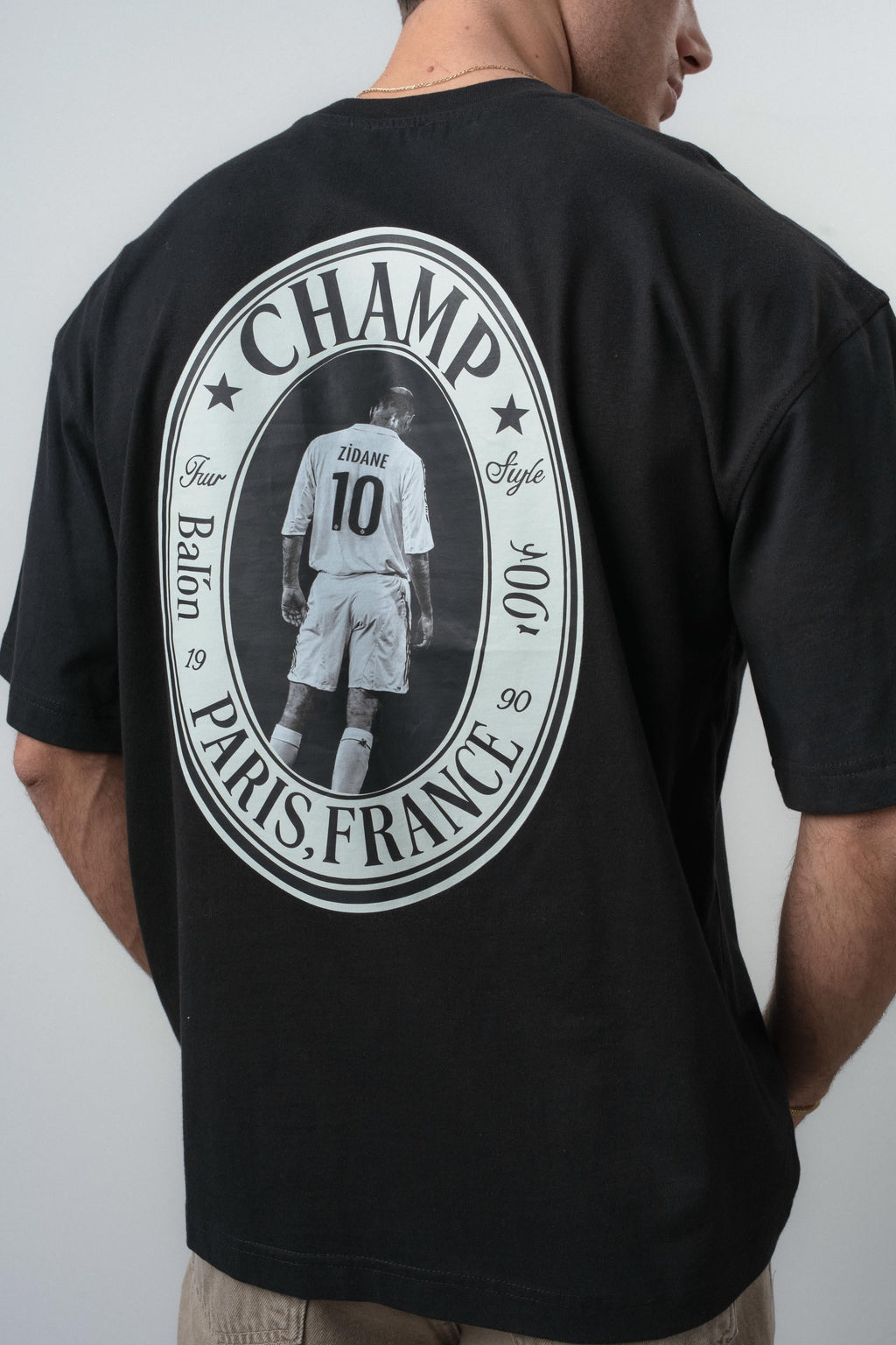 Zidane Oversized T-Shirt Black