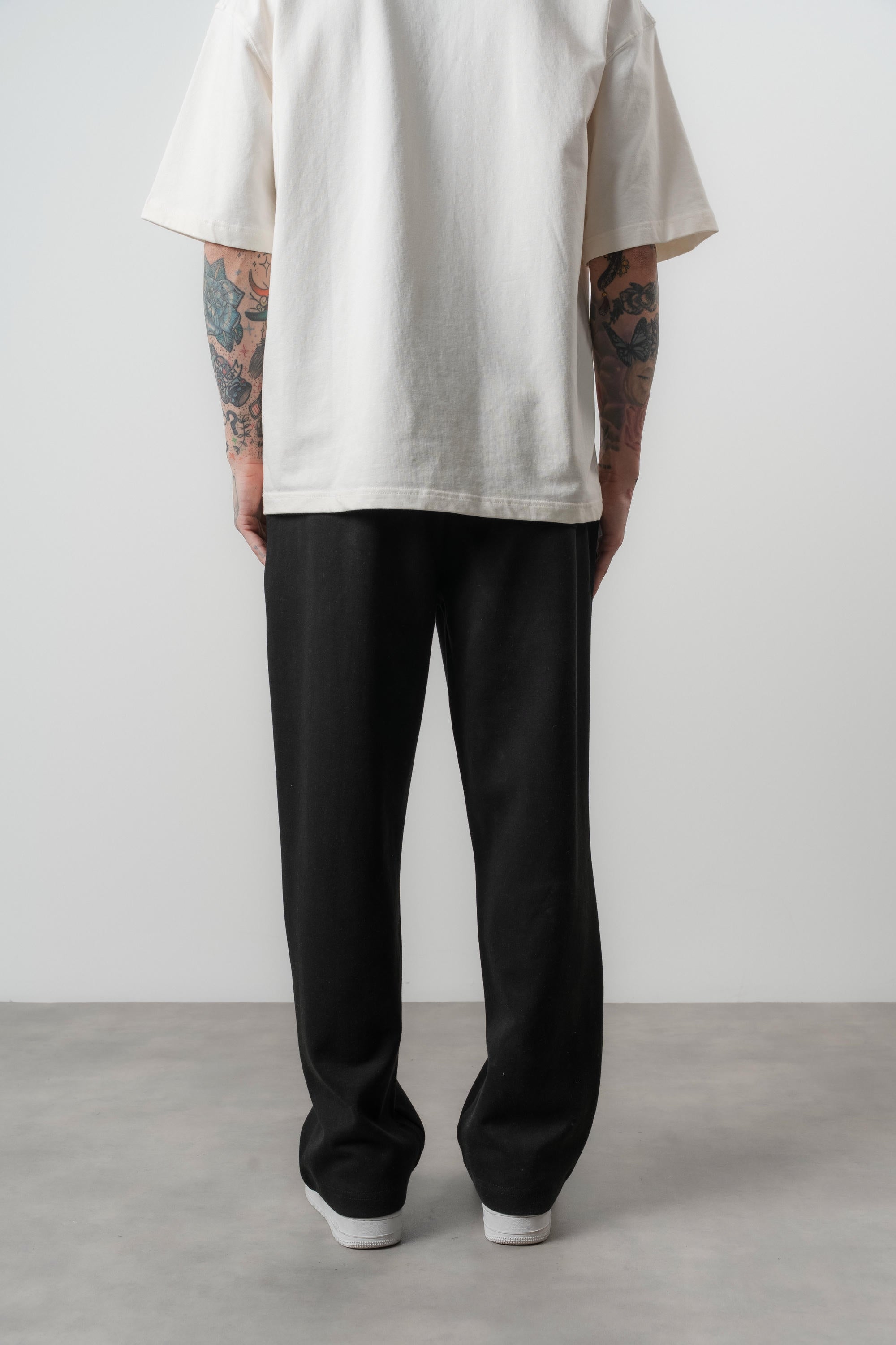 Ethnic Baggy Sweatpant Black