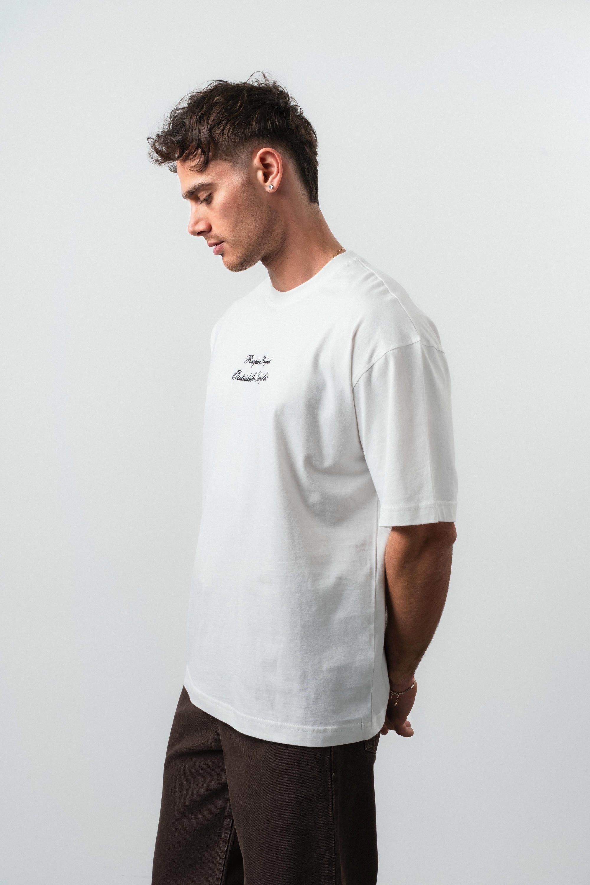Res Project Oversized T-Shirt Ecru