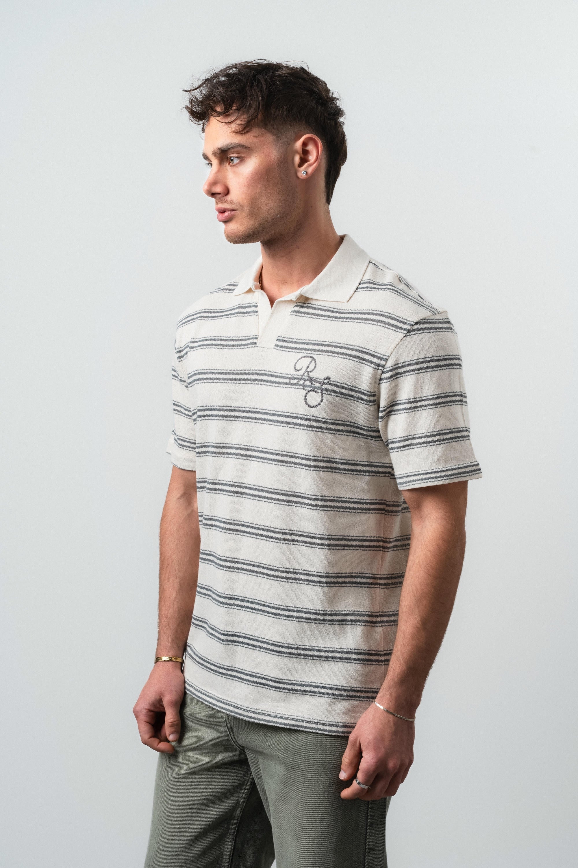 Krep Regular Fit Polo T-Shirt Smoked