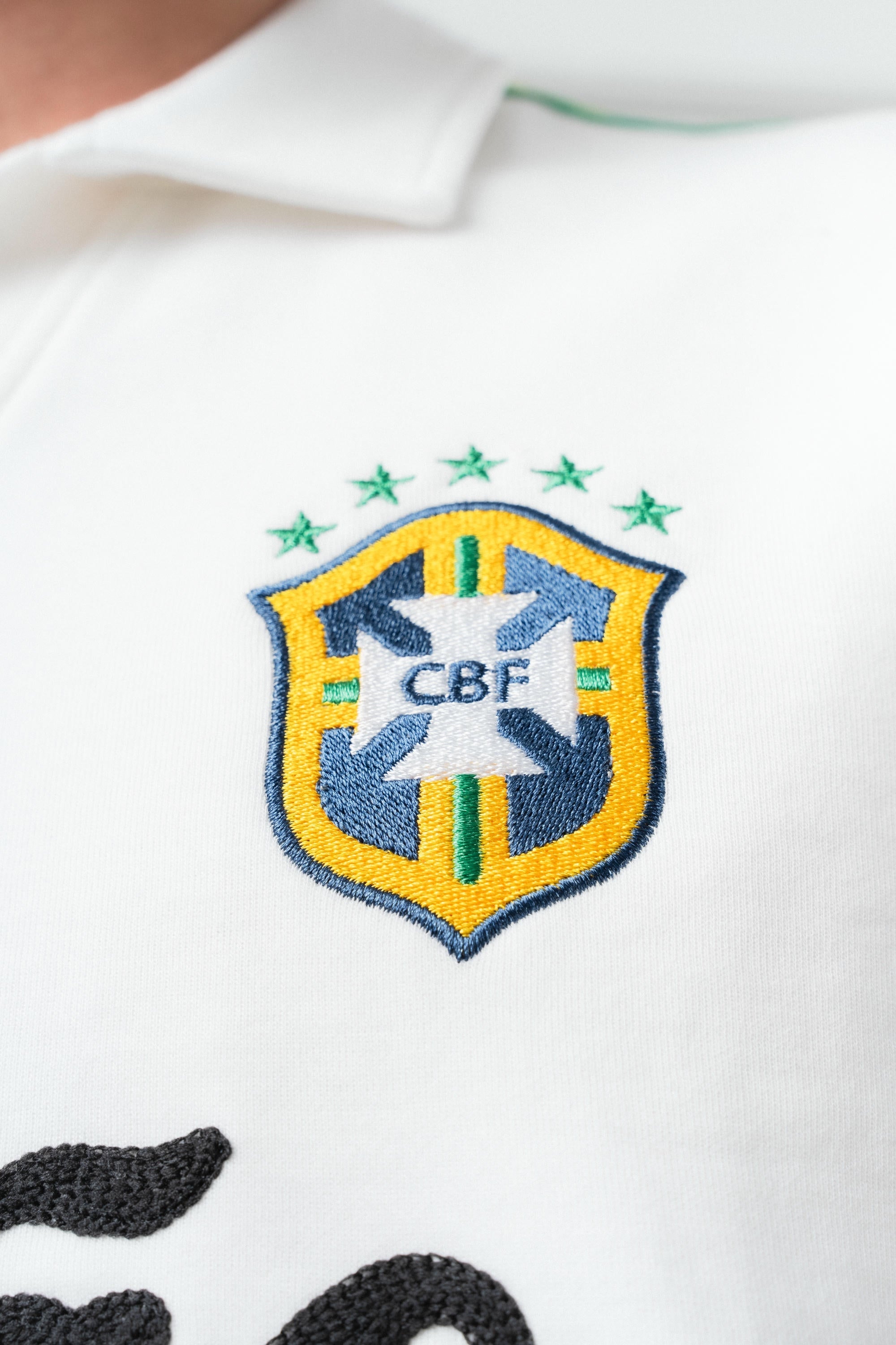 Brazil Regular Fit Retro T-Shirt Ecru