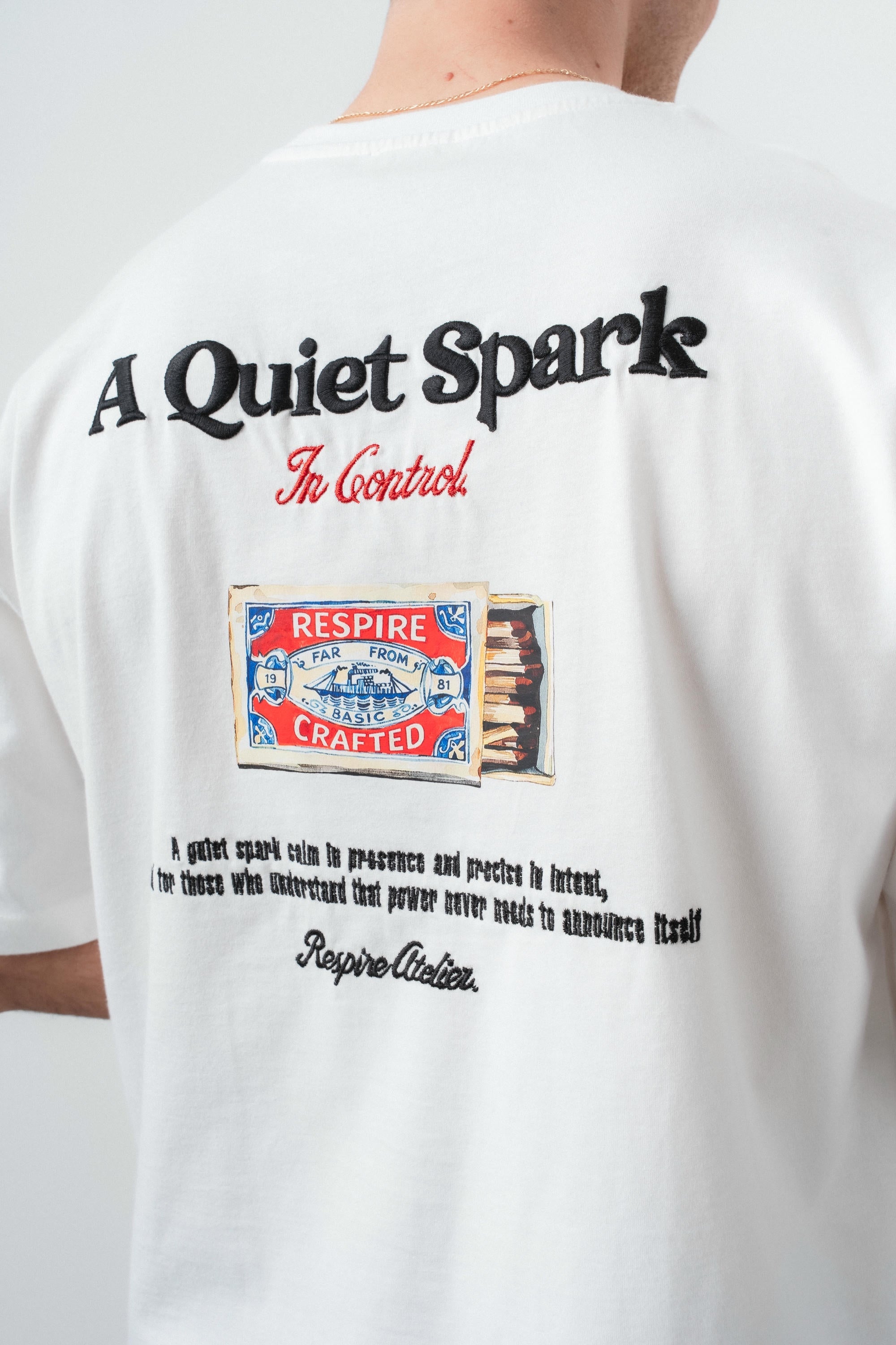 Spark Oversized T-Shirt Ecru