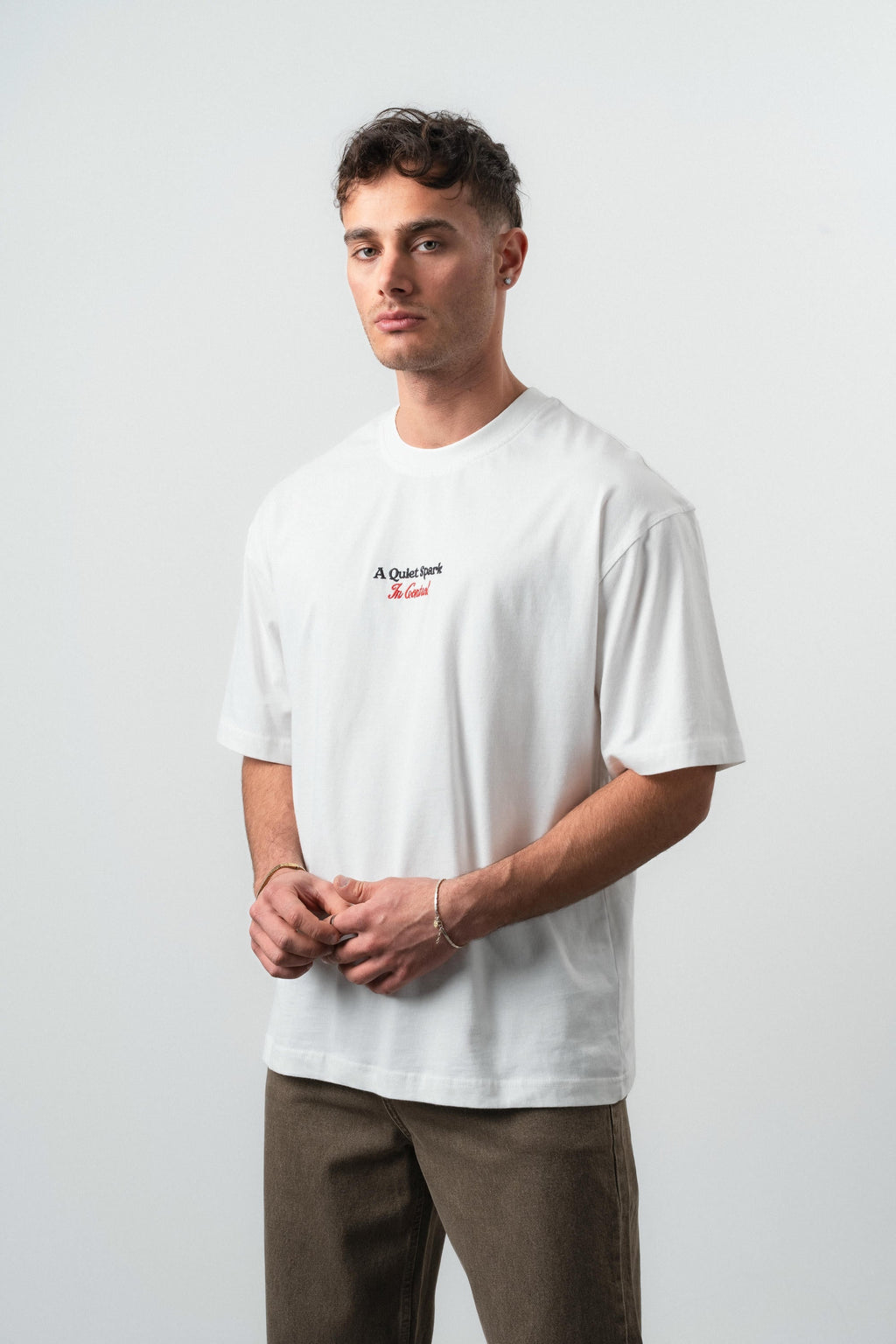 Spark Oversized T-Shirt Ecru