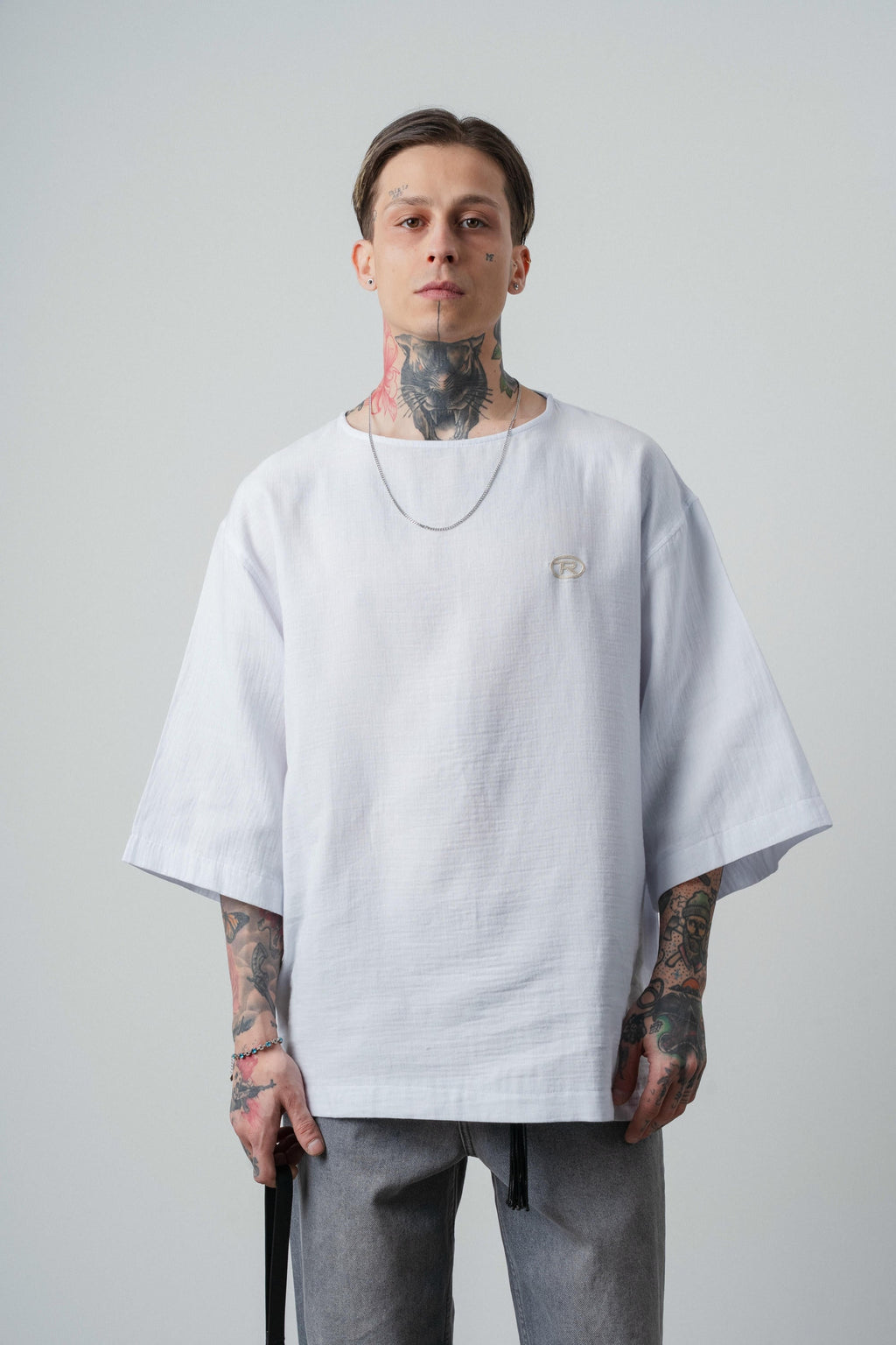 Muslin Oversized T-Shirt White