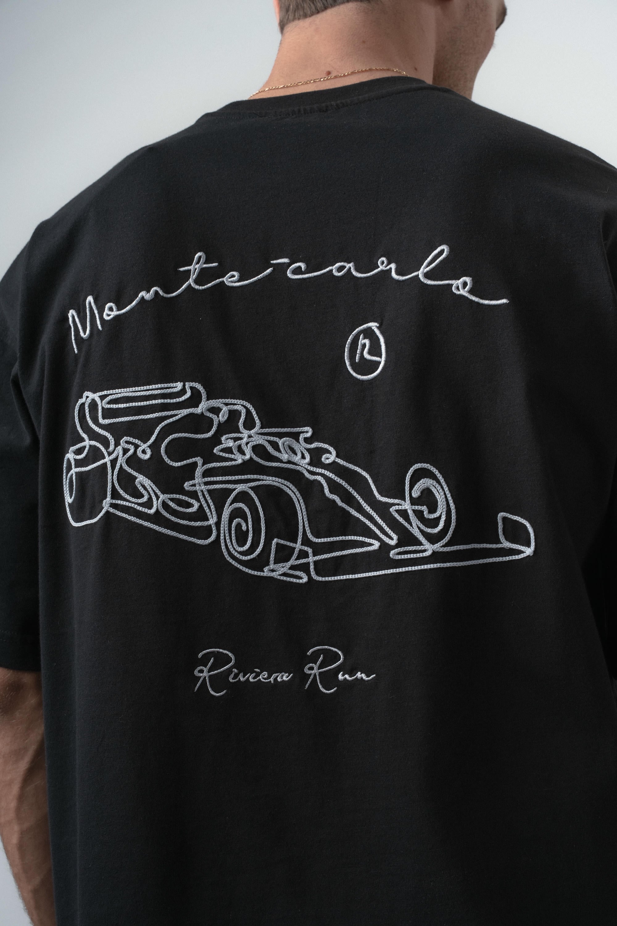 Monte Carlo Oversized T-Shirt Black