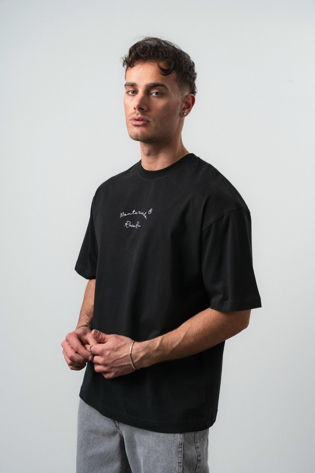 Monte Carlo Oversized T-Shirt Black