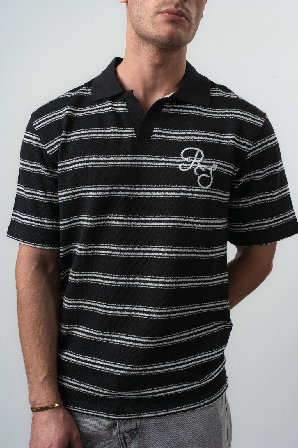 Krep Regular Fit Polo T-Shirt Black