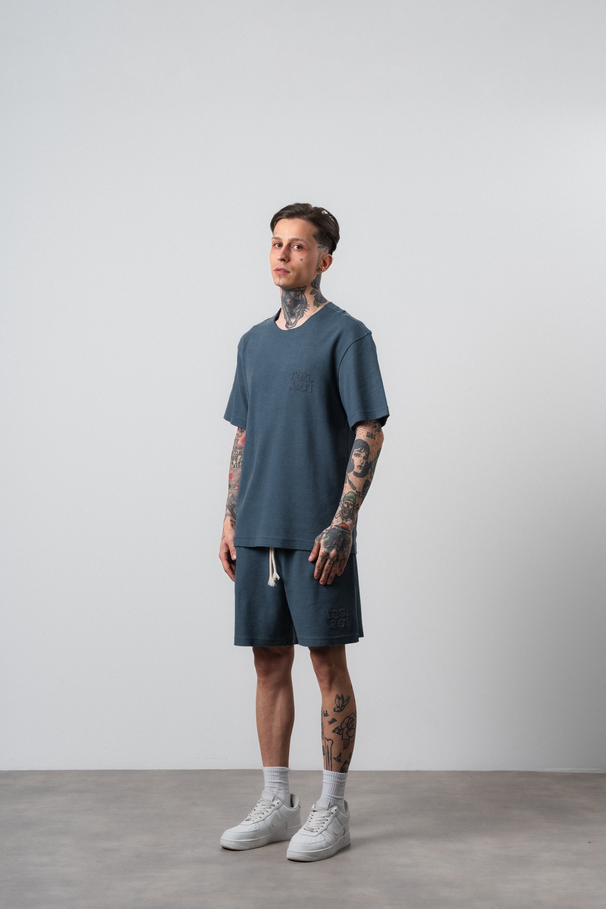 Res Regular Fit Set Petrol Blue