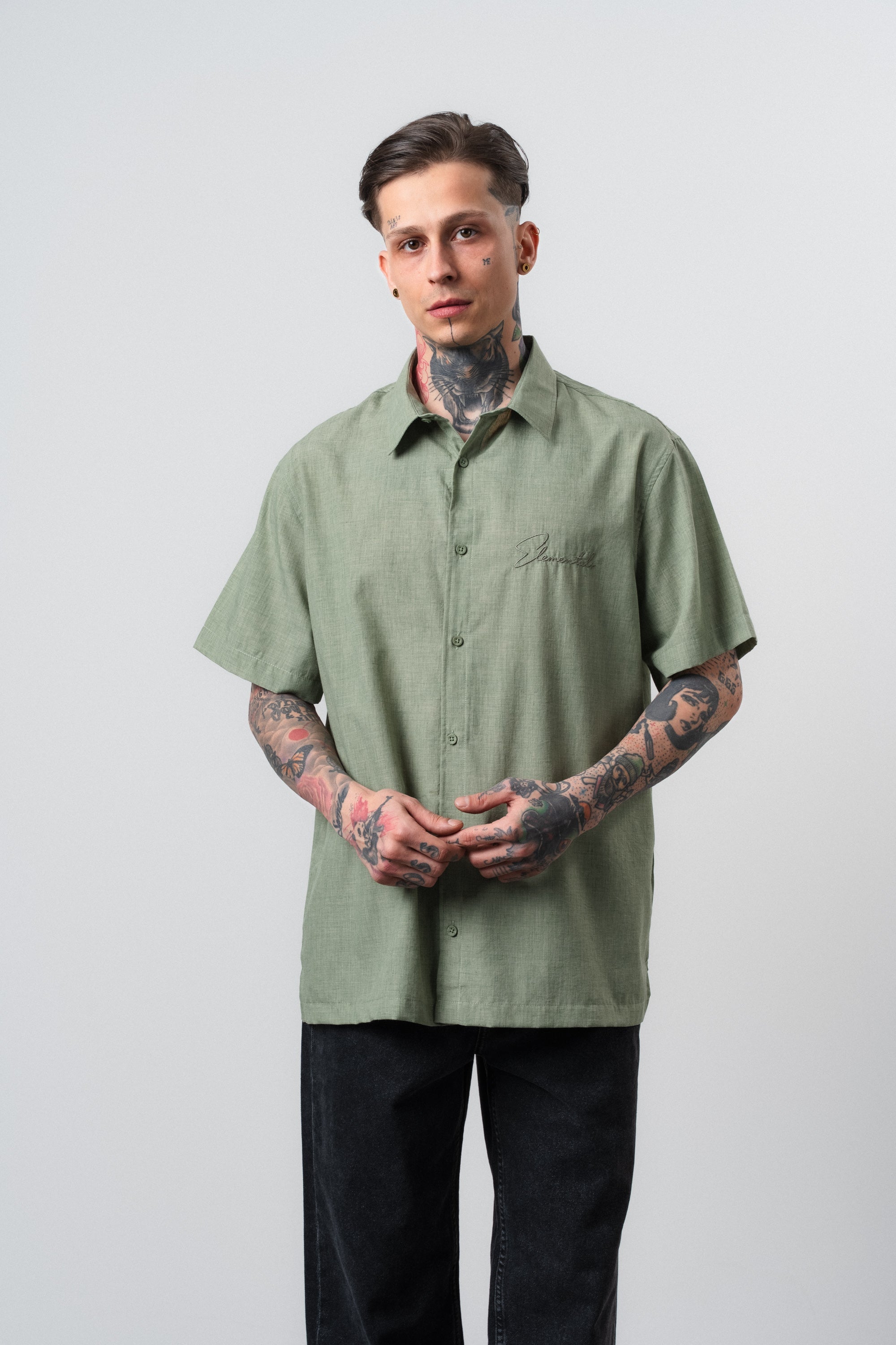 Elementals Oversized Shirt Khaki