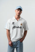 Argentina Regular Fit Retro T-Shirt Ecru