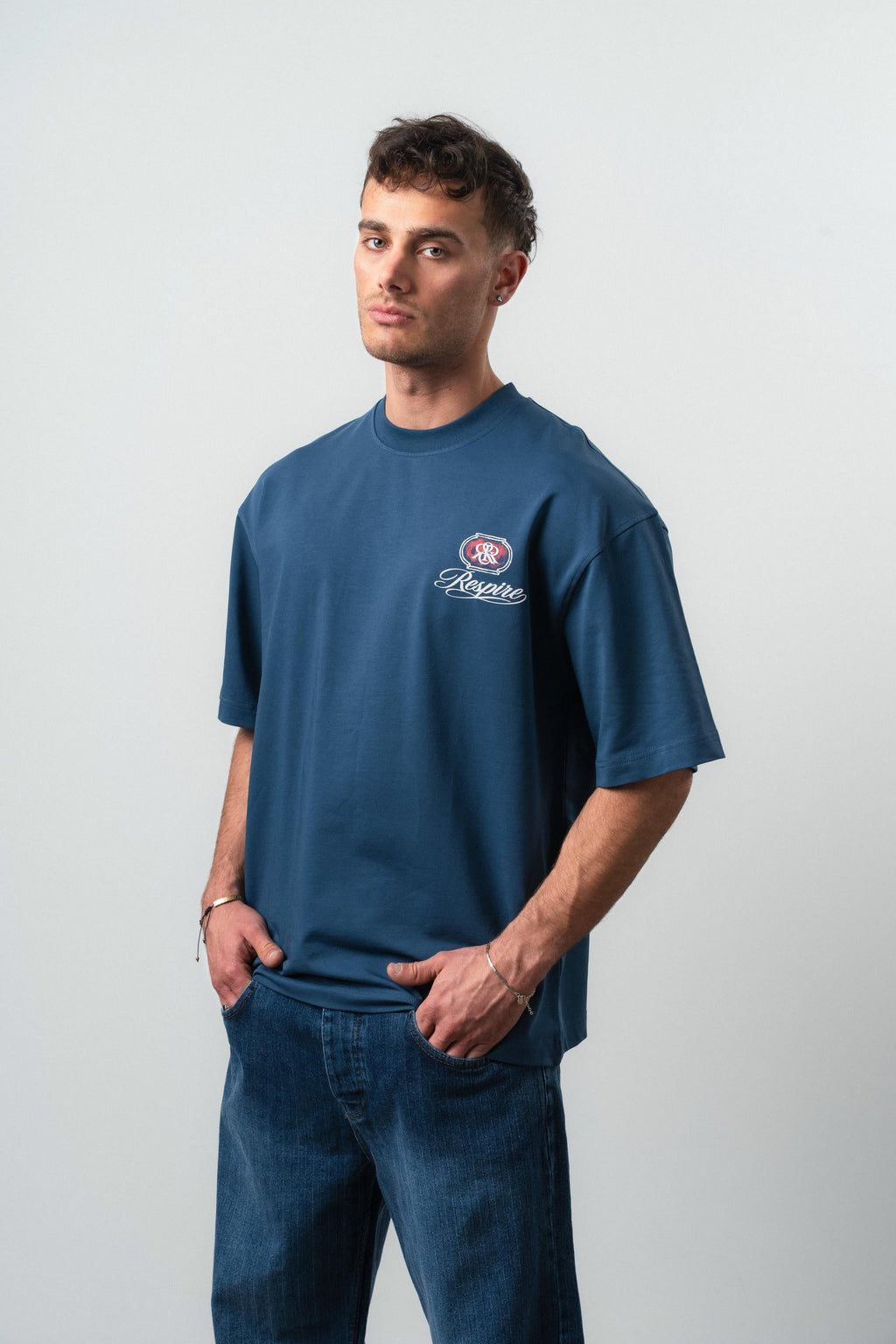 RR Oversized T-Shirt Navy