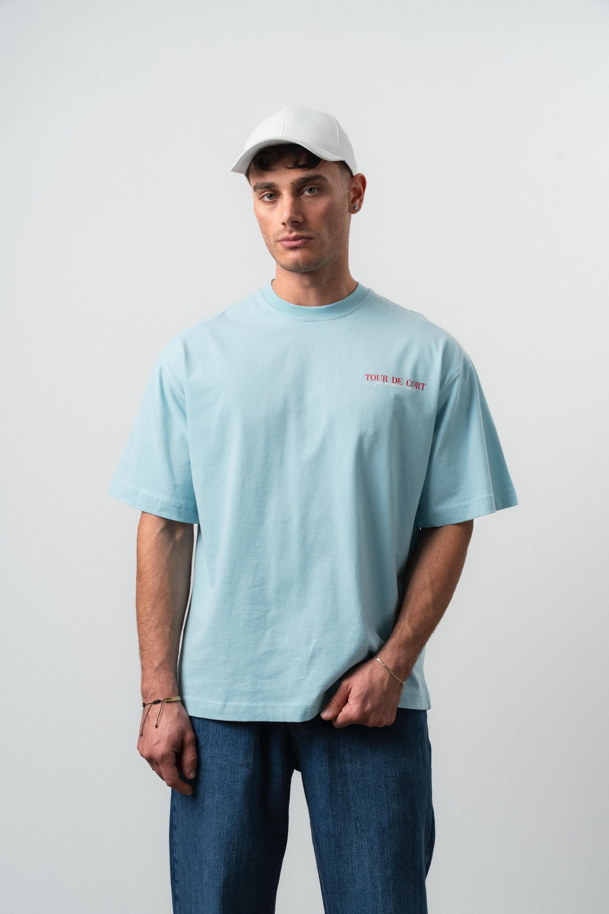 Tour Oversized T-Shirt Baby Blue
