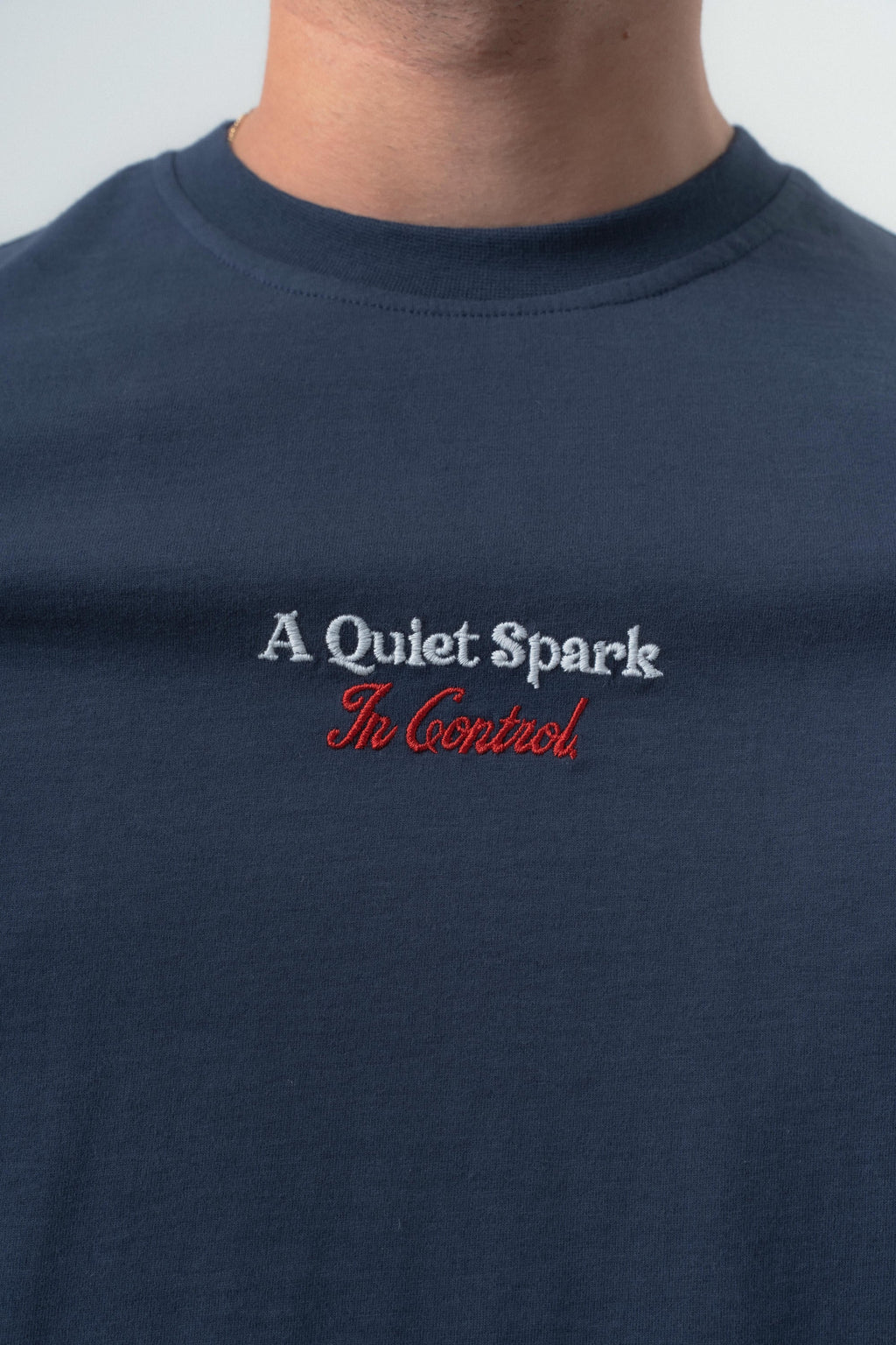 Spark Oversized T-Shirt Navy