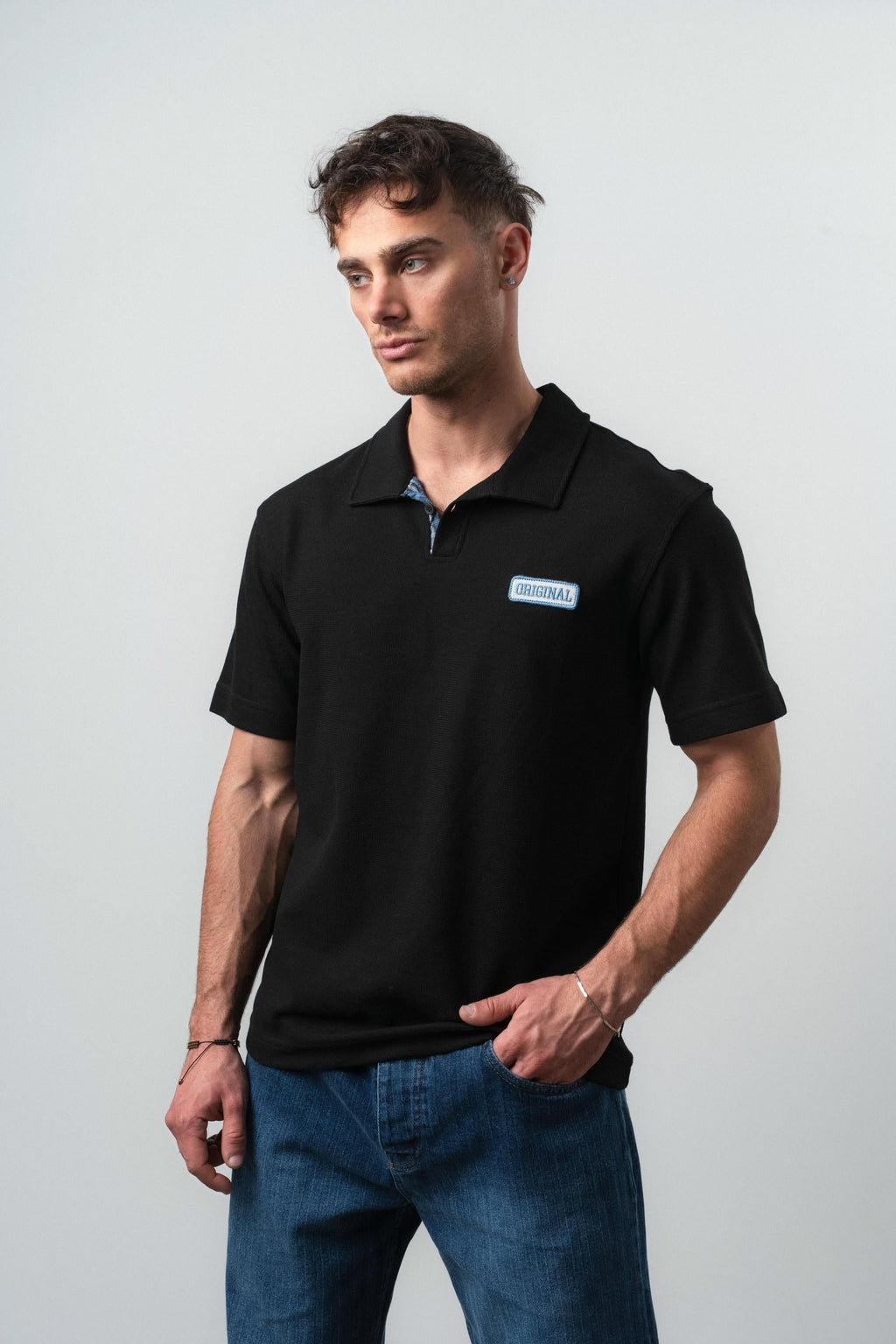 Original Regular Fit Polo T-Shirt Black
