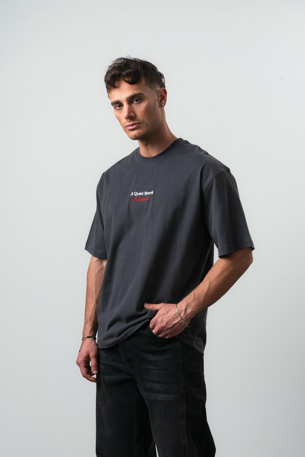 Spark Oversized T-Shirt Smoked