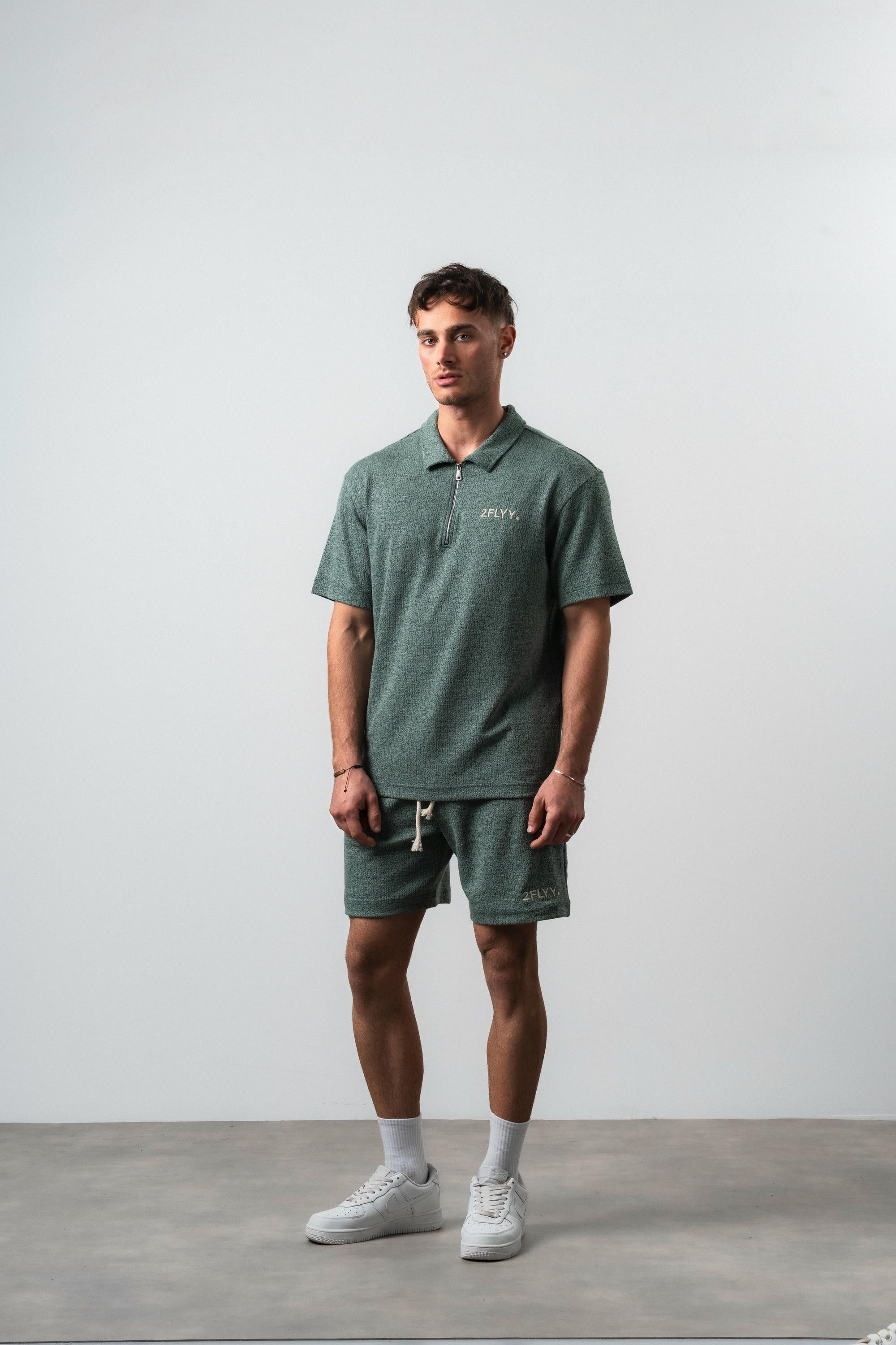 2FLYY Regular Fit Set Dark Teal
