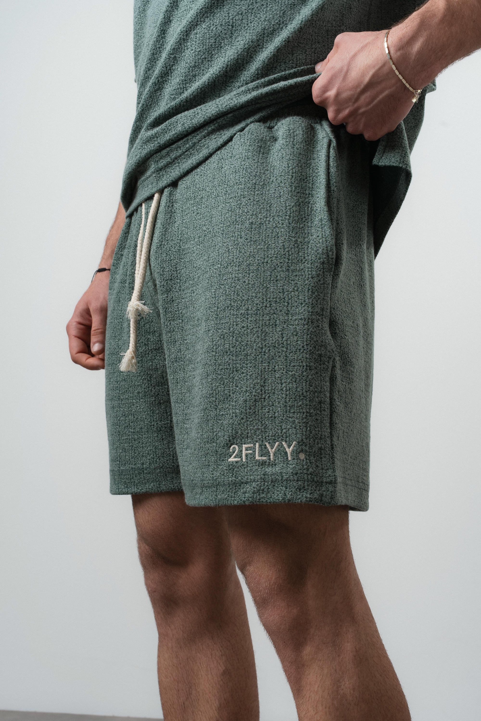 2FLYY Regular Fit Set Dark Teal