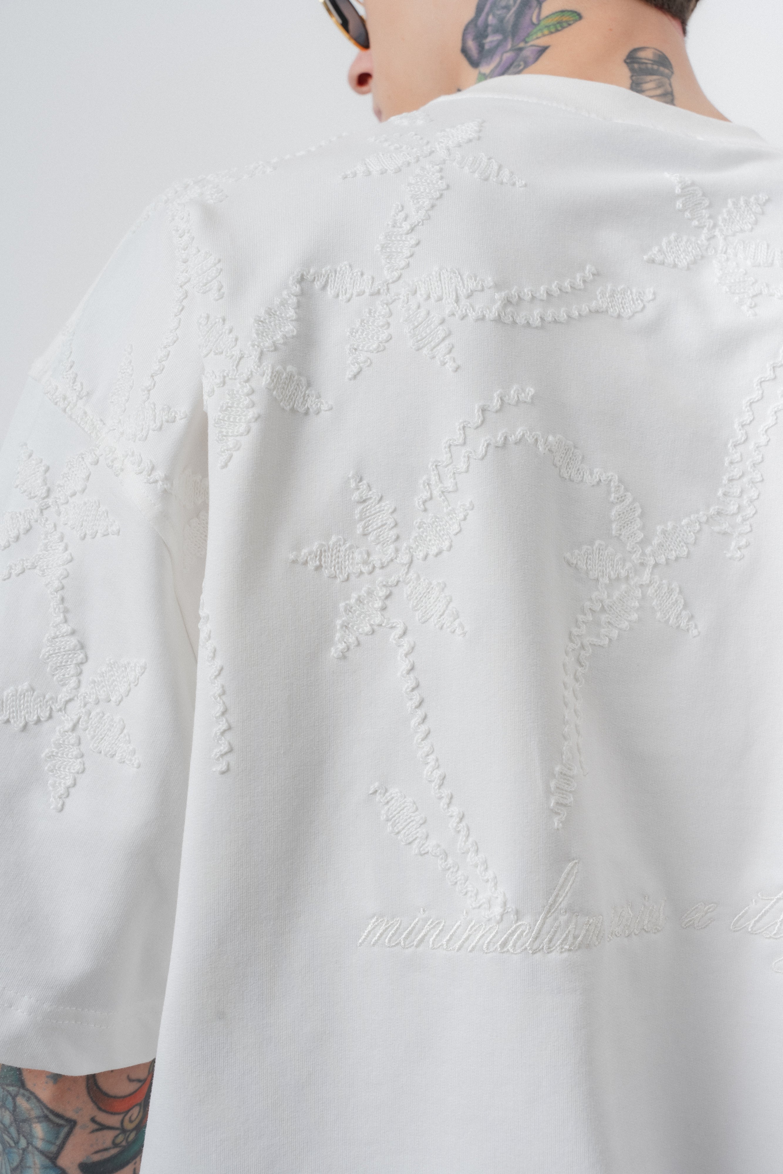 Min x Itsbyzey Oversized T-Shirt Ecru