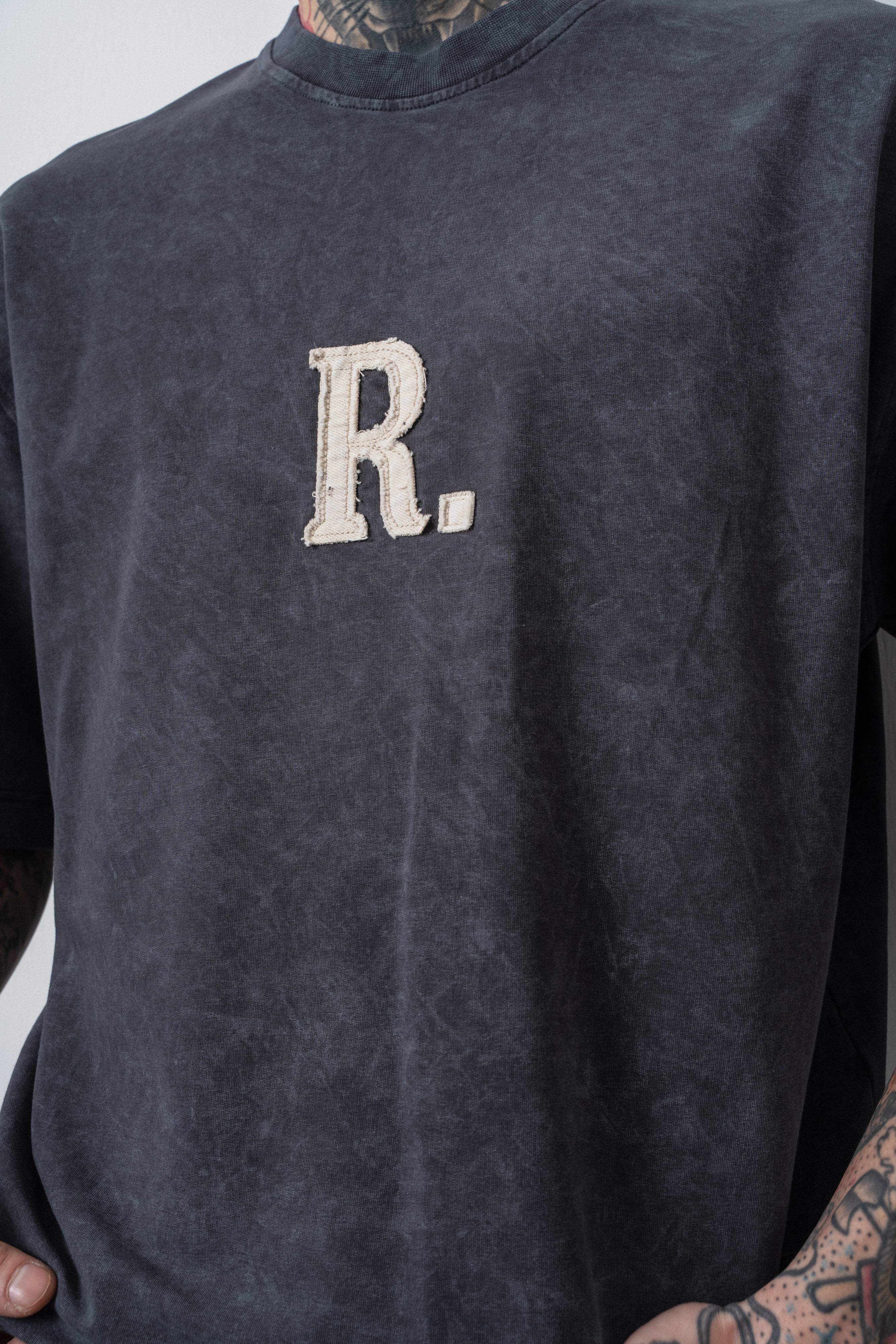 Revere Washed Oversized T-Shirt Smoked