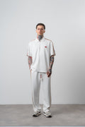 Champ Striped Regular Fit Tracksuit Ecru