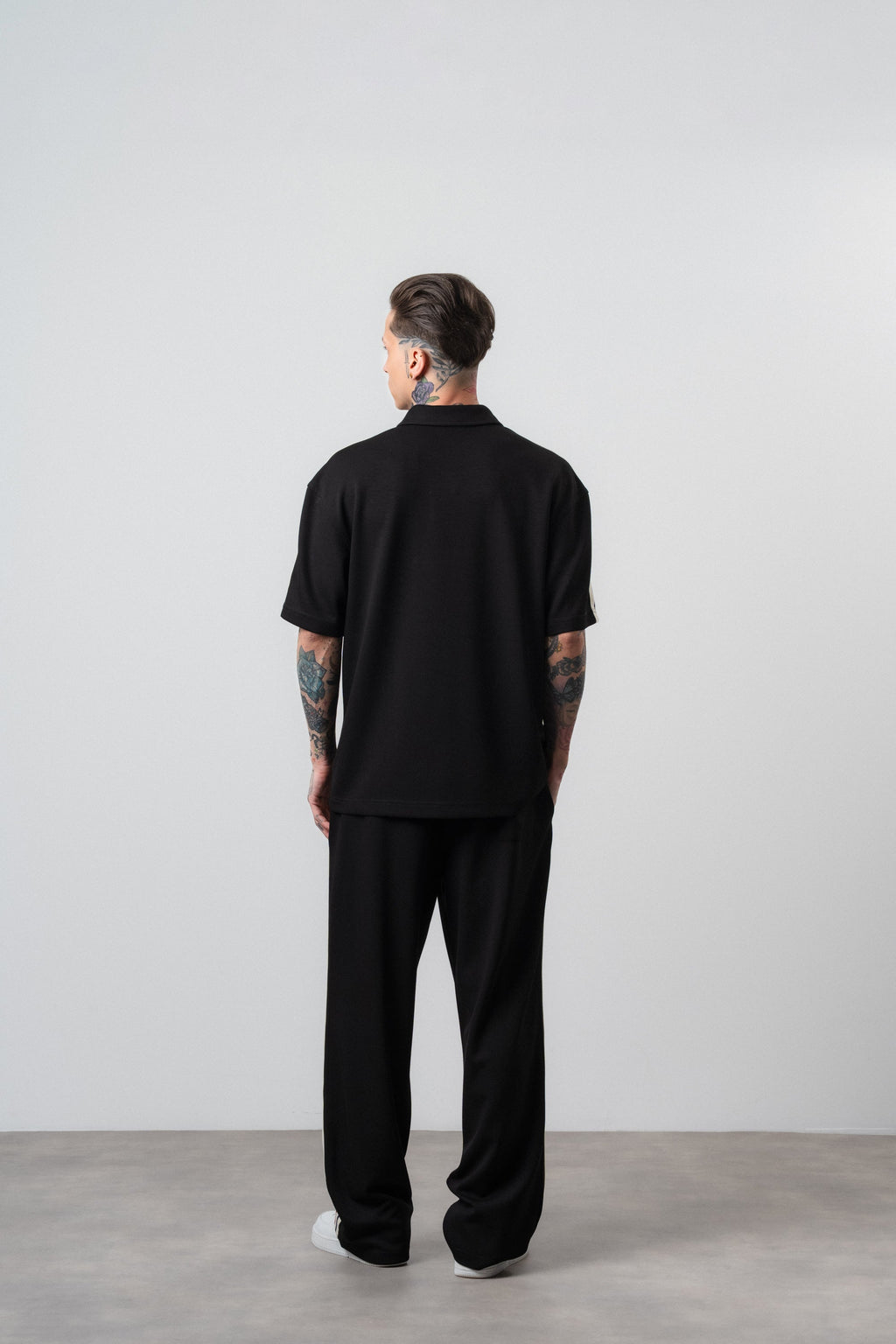 Champ Striped Regular Fit Tracksuit Black