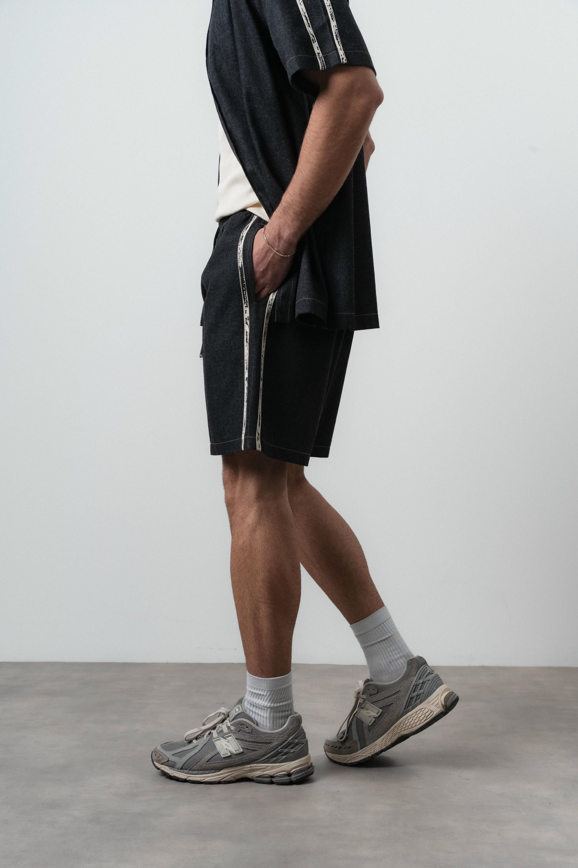 Denim Short Black