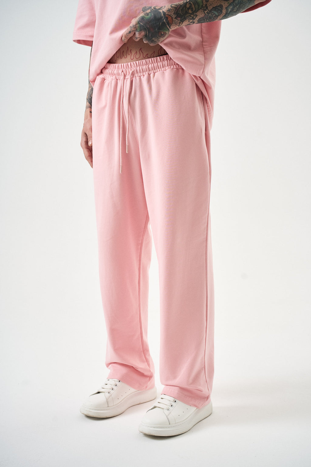 Basic Baggy Sweatpant Salmon
